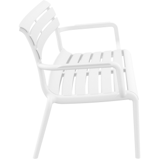 PARIS LOUNGE SOFA  ARMCHAIR white Siesta