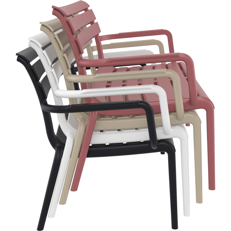 PARIS LOUNGE SOFA  ARMCHAIR white Siesta