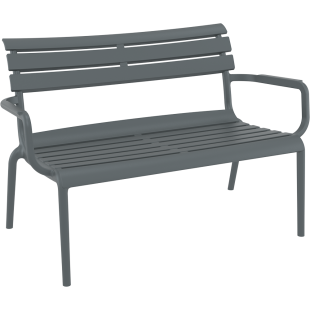 PARIS LOUNGE SOFA  ARMCHAIR dark grey Siesta