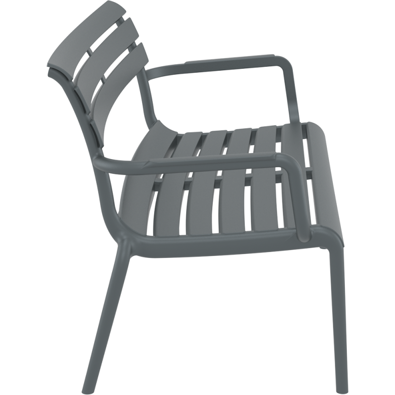 PARIS LOUNGE SOFA  ARMCHAIR dark grey Siesta