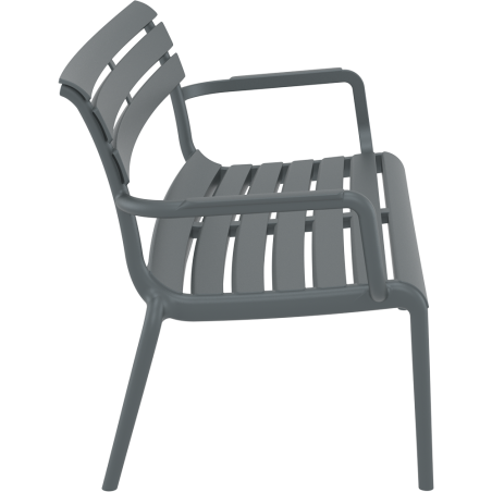 PARIS LOUNGE SOFA  ARMCHAIR dark grey Siesta