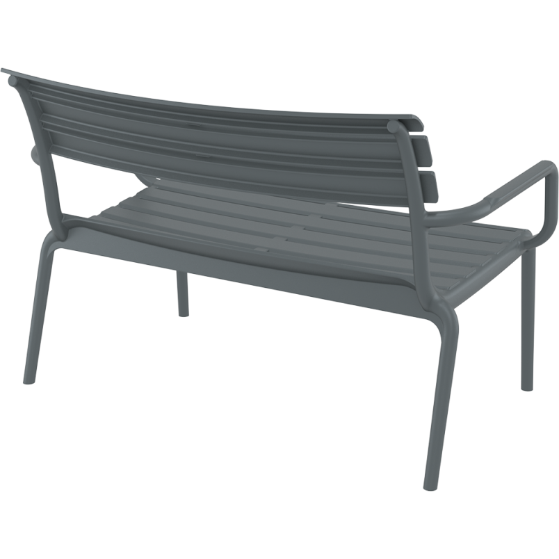 PARIS LOUNGE SOFA  ARMCHAIR dark grey Siesta