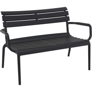 PARIS LOUNGE SOFA  ARMCHAIR black Siesta