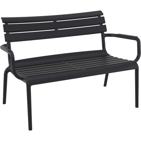 PARIS LOUNGE SOFA  ARMCHAIR black Siesta
