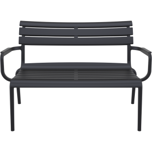PARIS LOUNGE SOFA  ARMCHAIR black Siesta