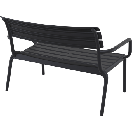PARIS LOUNGE SOFA  ARMCHAIR black Siesta