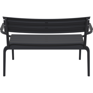 PARIS LOUNGE SOFA  ARMCHAIR black Siesta