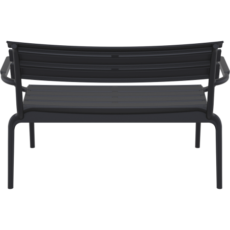 PARIS LOUNGE SOFA  ARMCHAIR black Siesta