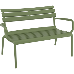 PARIS LOUNGE SOFA  ARMCHAIR olive green Siesta