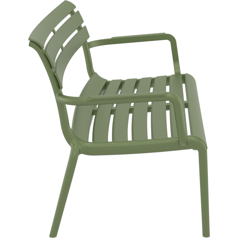 PARIS LOUNGE SOFA  ARMCHAIR olive green Siesta