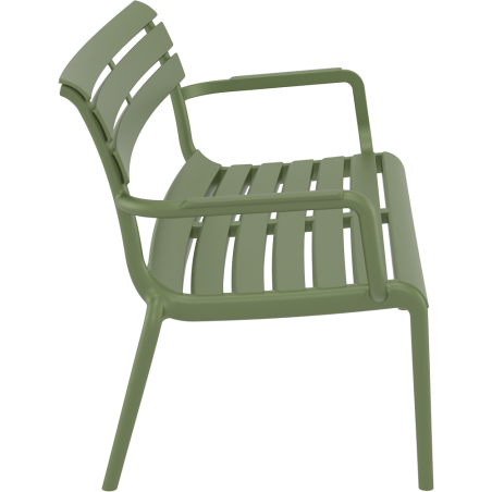 PARIS LOUNGE SOFA  ARMCHAIR olive green Siesta