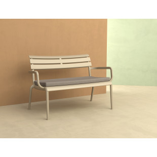 PARIS LOUNGE SOFA  ARMCHAIR taupe Siesta