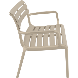 PARIS LOUNGE SOFA  ARMCHAIR taupe Siesta