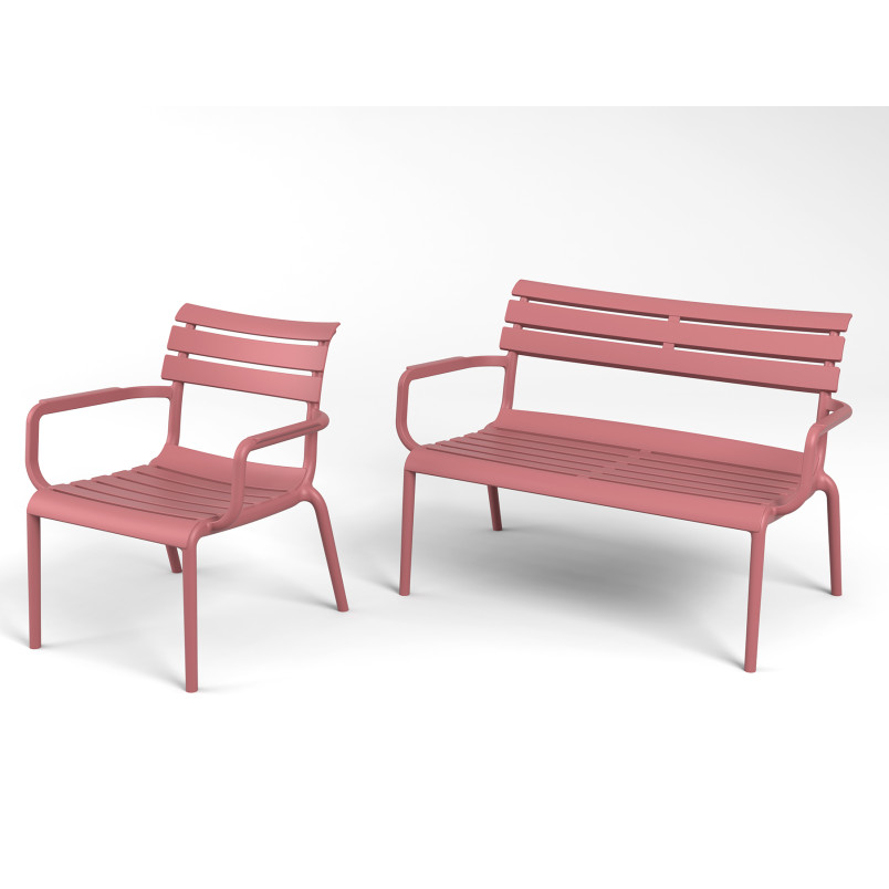 PARIS LOUNGE SOFA  ARMCHAIR marsala Siesta