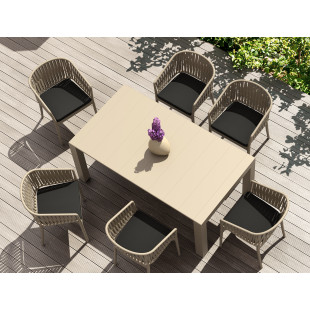 PORTOFINO ARMCHAIR taupe Siesta