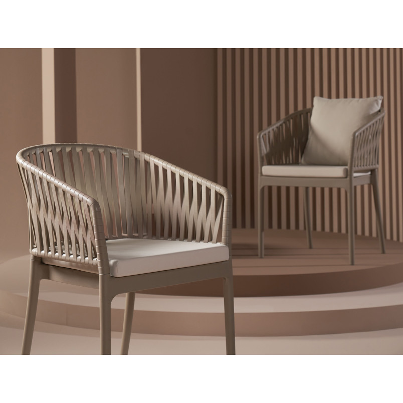 PORTOFINO ARMCHAIR taupe Siesta