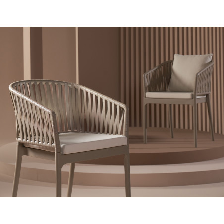 PORTOFINO ARMCHAIR taupe Siesta