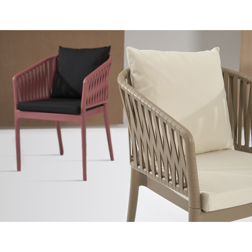PORTOFINO ARMCHAIR taupe Siesta