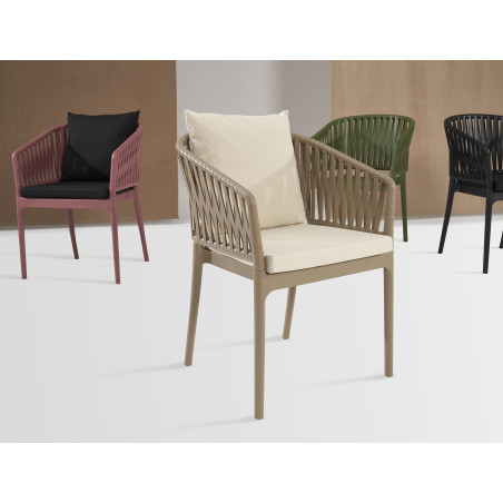 PORTOFINO ARMCHAIR taupe Siesta