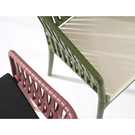 PORTOFINO ARMCHAIR olive green Siesta