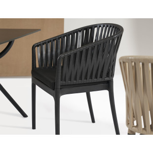 PORTOFINO ARMCHAIR black Siesta