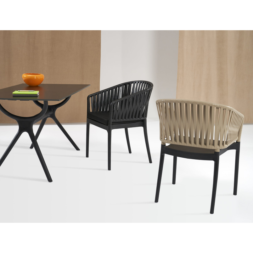 PORTOFINO ARMCHAIR black Siesta