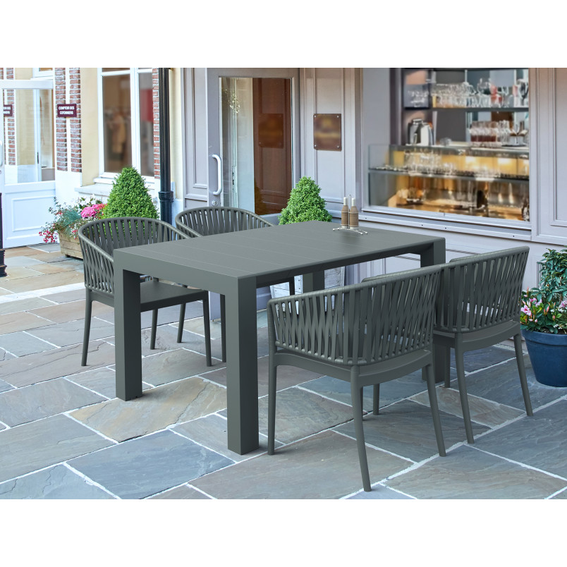 PORTOFINO ARMCHAIR dark grey Siesta