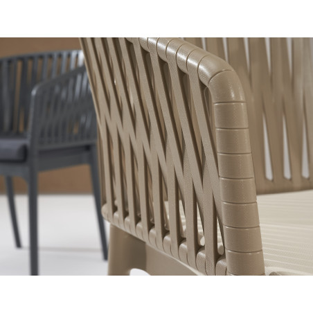 PORTOFINO ARMCHAIR dark grey Siesta
