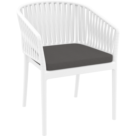 PORTOFINO ARMCHAIR SEAT CUSHION dark grey Siesta