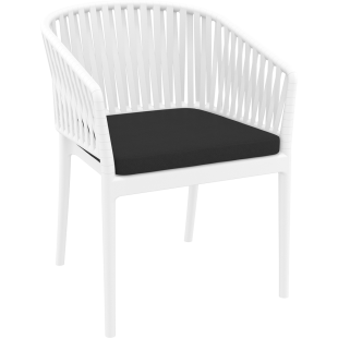 PORTOFINO ARMCHAIR SEAT CUSHION black Siesta