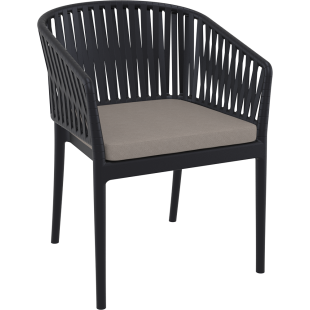PORTOFINO ARMCHAIR SEAT CUSHION light brown Siesta