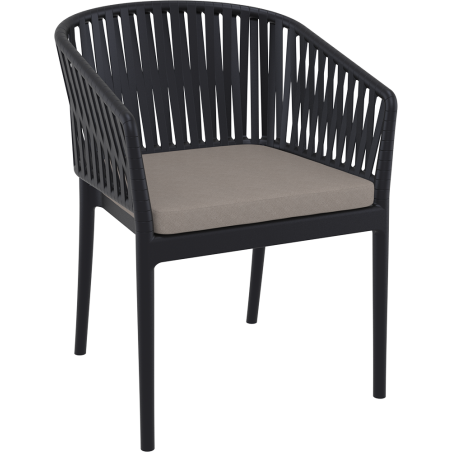 PORTOFINO ARMCHAIR SEAT CUSHION light brown Siesta