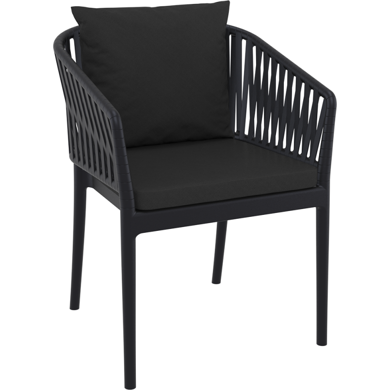 PORTOFINO ARMCHAIR BACKREST CUSHION black Siesta
