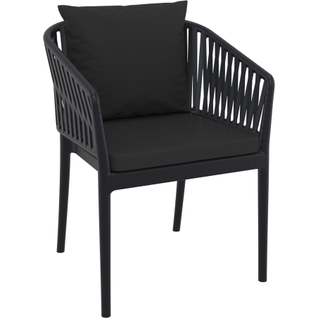 PORTOFINO ARMCHAIR BACKREST CUSHION black Siesta