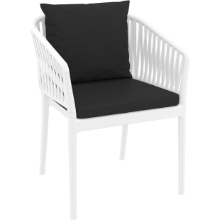 PORTOFINO ARMCHAIR BACKREST CUSHION black Siesta