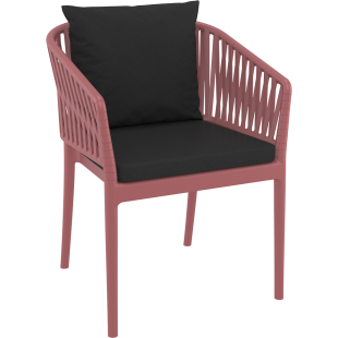 PORTOFINO ARMCHAIR BACKREST CUSHION black Siesta