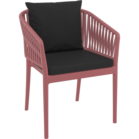 PORTOFINO ARMCHAIR BACKREST CUSHION black Siesta