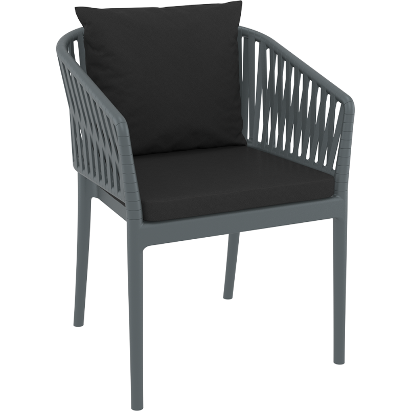 PORTOFINO ARMCHAIR BACKREST CUSHION black Siesta