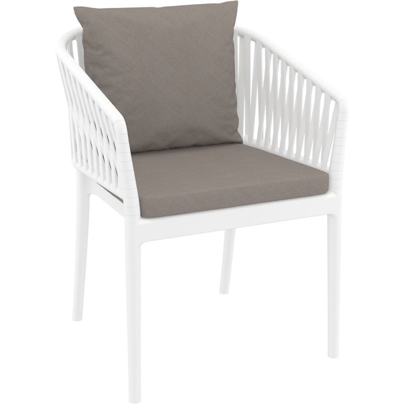 PORTOFINO ARMCHAIR BACKREST CUSHION light brown Siesta