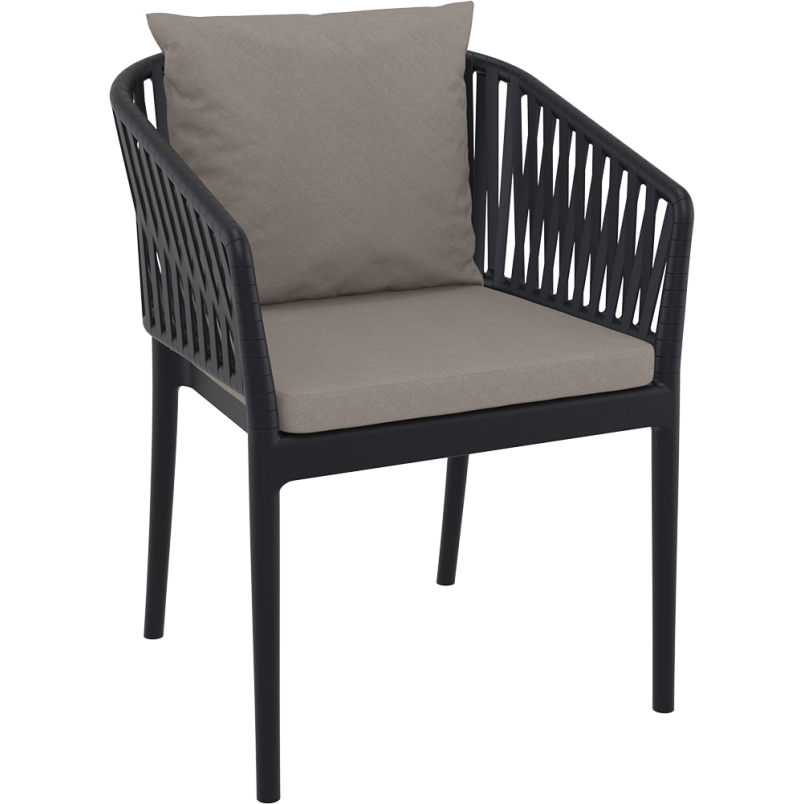 PORTOFINO ARMCHAIR BACKREST CUSHION light brown Siesta