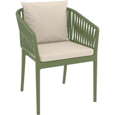 PORTOFINO ARMCHAIR BACKREST CUSHION beige Siesta