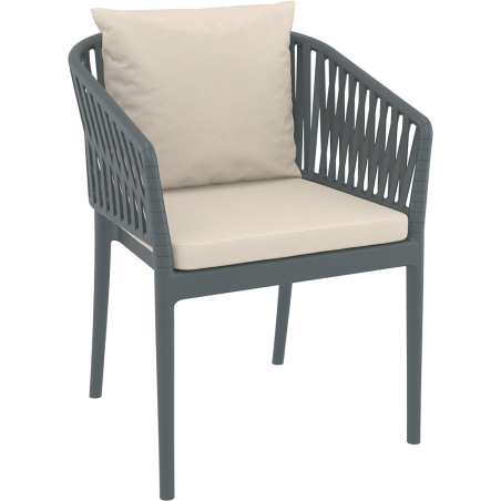 PORTOFINO ARMCHAIR BACKREST CUSHION beige Siesta