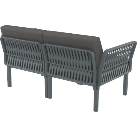 PORTOFINO SET Z PODUSZKAMI dark grey Siesta