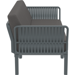PORTOFINO SET Z PODUSZKAMI dark grey Siesta