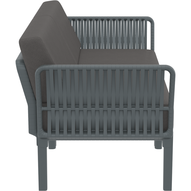 PORTOFINO SET Z PODUSZKAMI dark grey Siesta