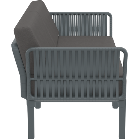PORTOFINO SET Z PODUSZKAMI dark grey Siesta