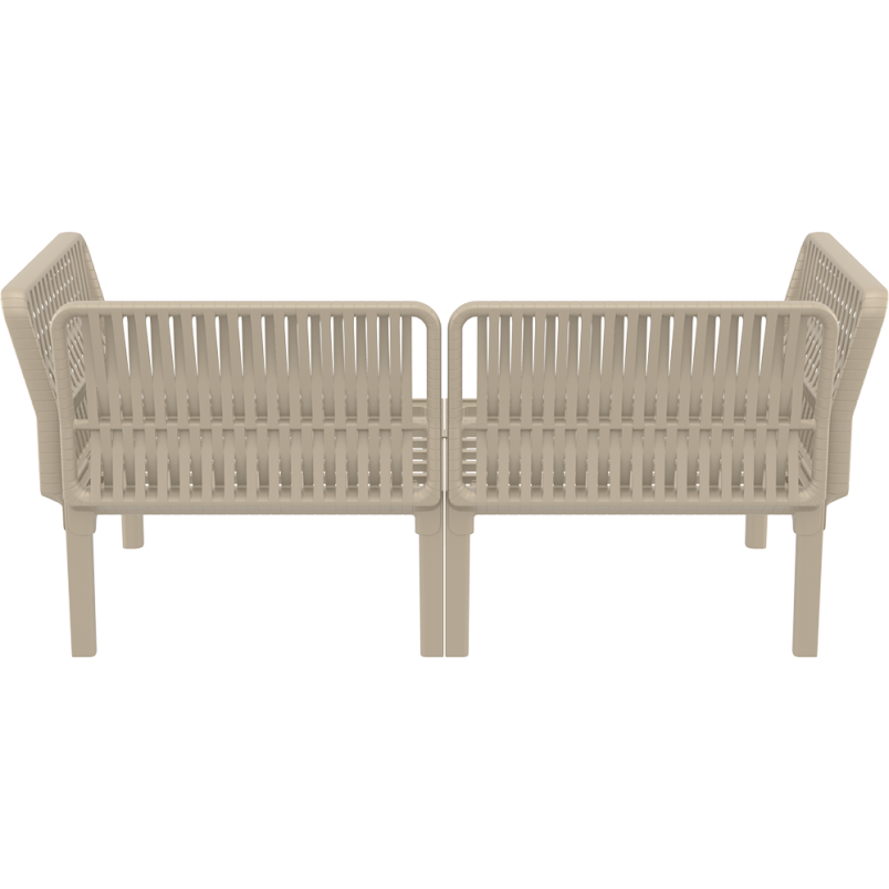 PORTOFINO SET Z PODUSZKAMI taupe Siesta