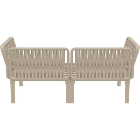 PORTOFINO SET Z PODUSZKAMI taupe Siesta