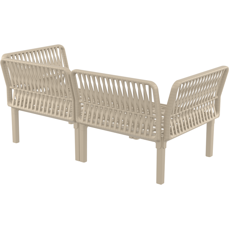 PORTOFINO SET Z PODUSZKAMI taupe Siesta