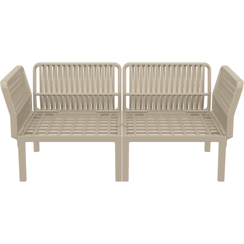 PORTOFINO SET Z PODUSZKAMI taupe Siesta